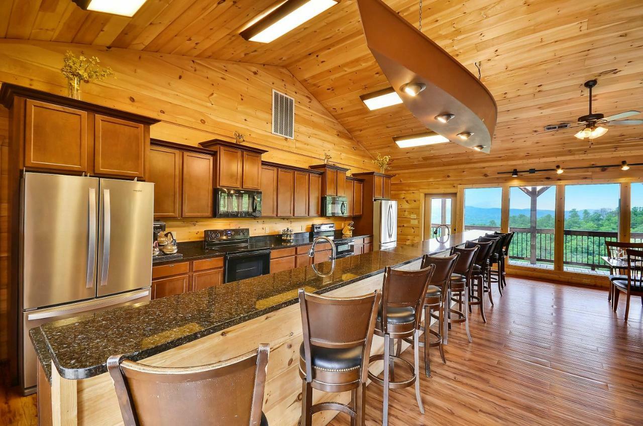 Gatlinburg Mansion Cabin Pittman Center Bagian luar foto
